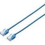 エレコム Cat6A準拠LANケーブル スリム LD-GPASS/BU2