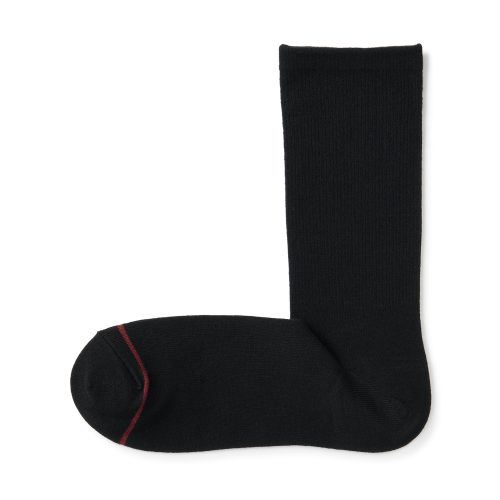 無印良品 紳士 足なり直角 あったか綿 足首に沿う靴下