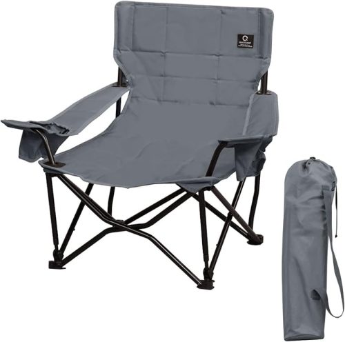 クイックキャンプ(QUICKCAMP) 収束式ローチェア ワンラブチェア 一人掛け One Love chair QC-LFC75