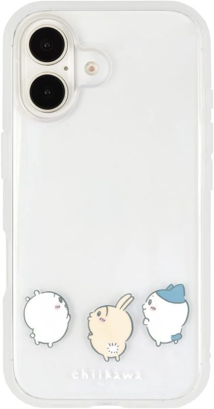 グルマンディーズ(gourmandise) ちいかわ IIIIfit Clear iPhone16 対応 ケース CK-55B