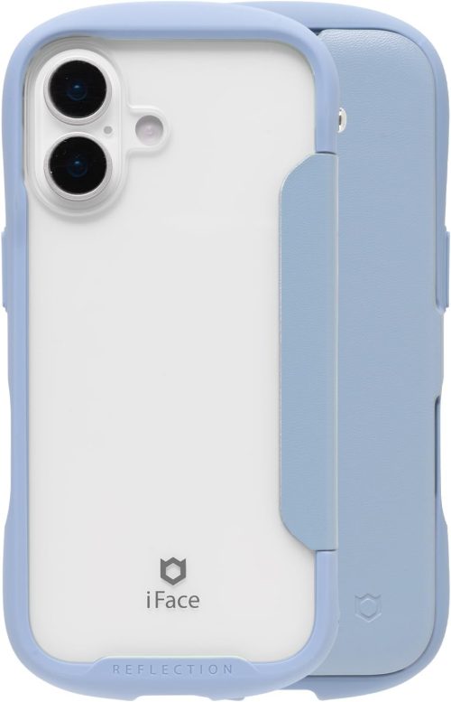 ハミィ(Hamee) iFace Reflection ダイアリー ポリカーボネート クリア スマホケース