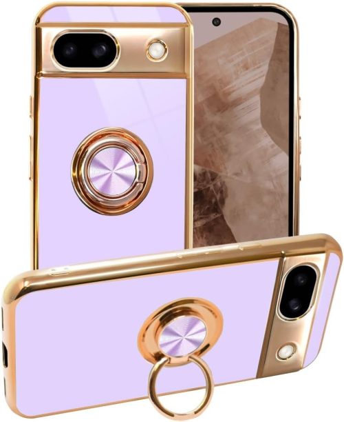 シズカウィル(shizukawill) Google Pixel8a ケース カバー リング付きケース グリッティア GO-PICL5