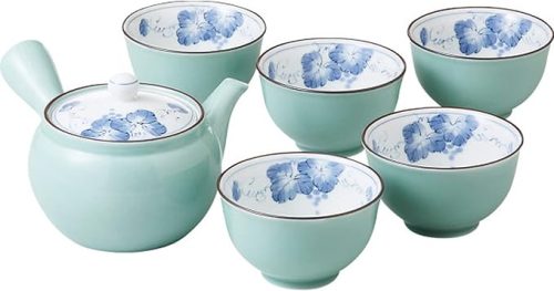 西海陶器 掛分ぶどう M急須茶器揃 31808