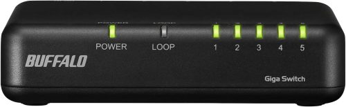 バッファロー(BUFFALO) Giga対応 スイッチングハブ LSW-5GPE/NBK