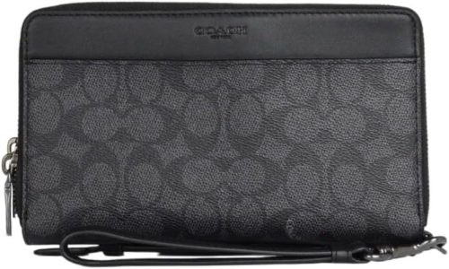 コーチ(COACH) ダブル ジップ トラベル オーガナイザー・シグネチャー キャンバス