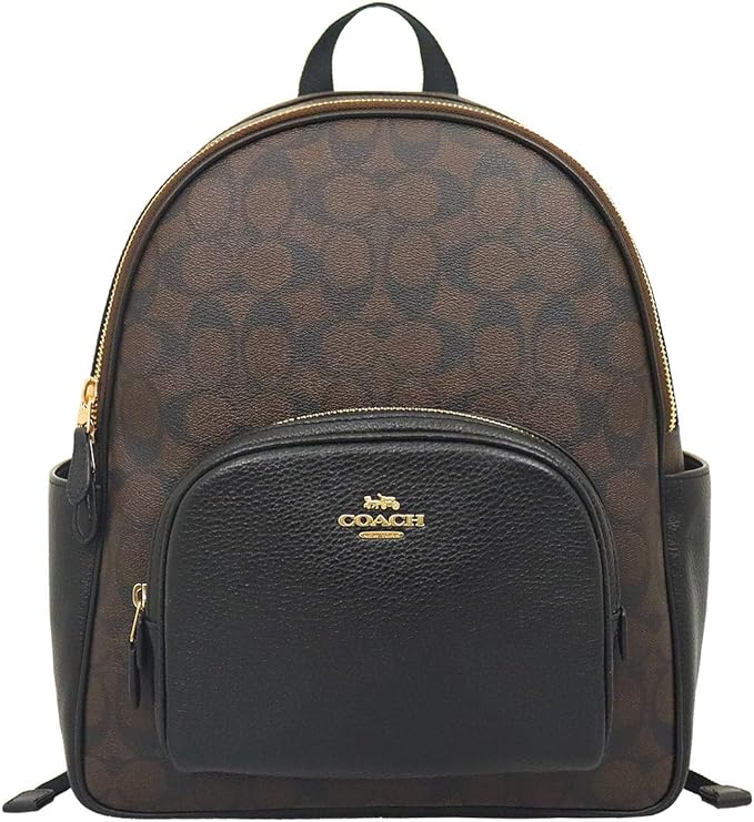 コーチ(COACH) シグネチャー PVC レザー コート バックパック