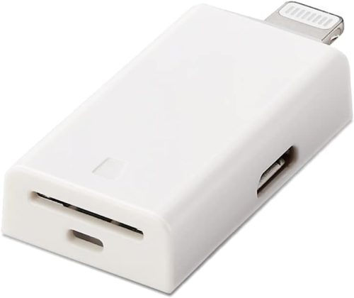 エレコム(ELECOM) Lightning接続 ケーブル付きメモリーカードリーダー MR-LD102WH