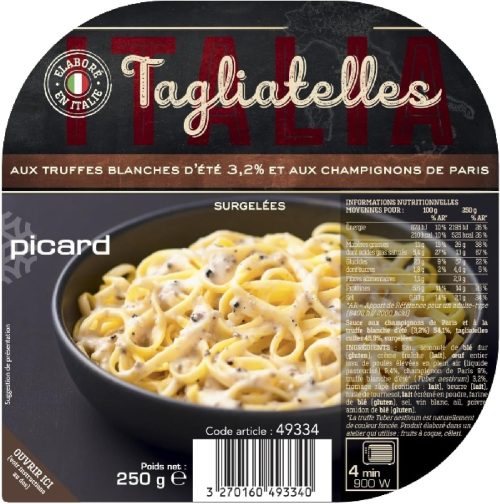 ピカール(Picard) タリアテッレ クリームソース トリュフ入