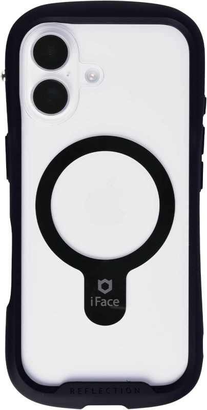 ハミィ(Hamee) iFace Reflection MagSynq 強化ガラスクリア スマホケース