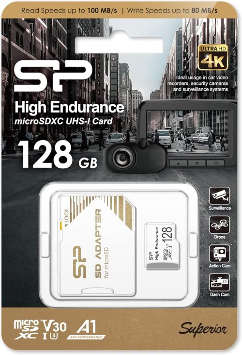 シリコンパワー(Silicon-Power) 高耐久microSDカード SP128GBSTXDV3V1HAD