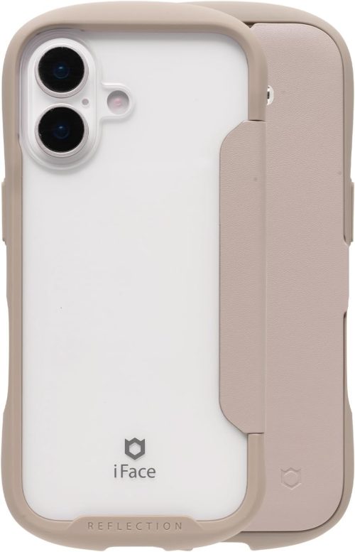 ハミィ(Hamee) iFace Reflection ダイアリー ポリカーボネート クリア スマホケース