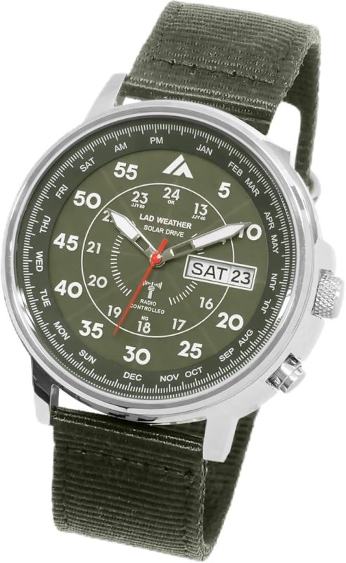 ラドウェザー(LAD WEATHER) 電波ソーラー 腕時計 ミリタリーウォッチ lad017