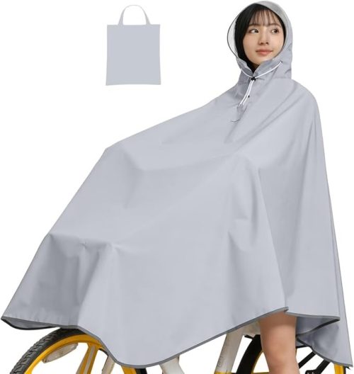 Mekenntn レインポンチョ