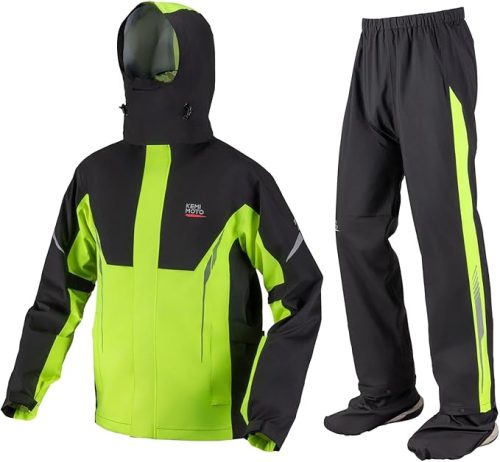 KEMIMOTO バイク用 レインスーツ 上下セット KM1403