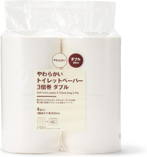 無印良品 やわらかいトイレットペーパー 3倍巻 ダブル 84890994