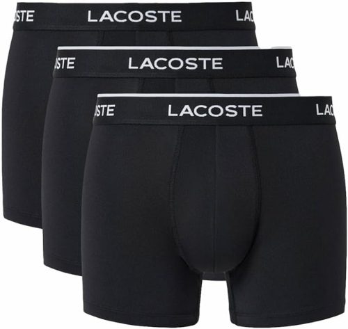 ラコステ(LACOSTE) 3P ブランドネームロゴウエストバンドマイクロファイバートランクショーツ