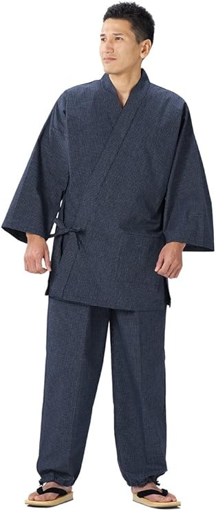 綿の郷 久留米ちぢみ織作務衣