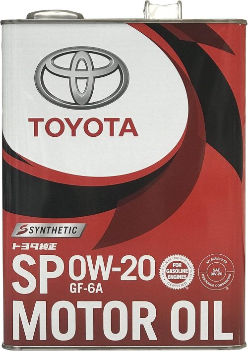 トヨタ(TOYOTA) 純正モーターオイル SP 0W-20 4L 08880-13205