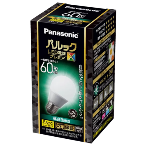 パナソニック(Panasonic) パルック LED電球 プレミアX 7.3W(昼白色相当) LDA7NDGSZ6F