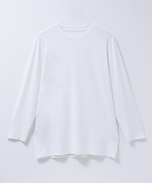 Mac-House NAVY SARARI W冷感長袖Tシャツ メンズ