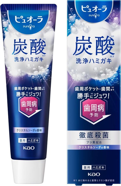 花王(Kao) ピュオーラ 炭酸ハミガキ 医薬部外品