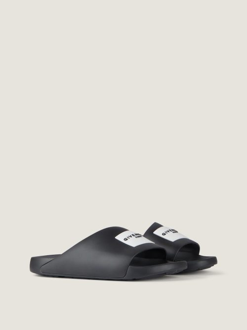 ジバンシィ(GIVENCHY) ラベルスライド ラバー フラットミュール