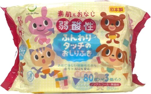 ライフ堂(Lifedo) 弱酸性 ふんわりタッチのおしりふき