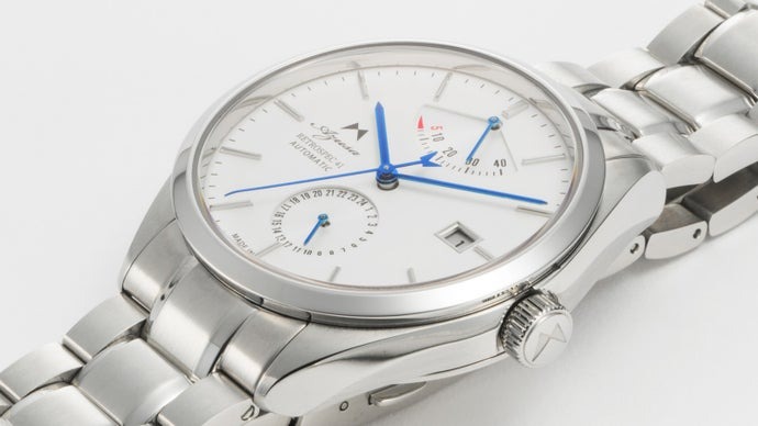 信州の職人技が光る！ザラツ研磨で仕上げた日本製機械式腕時計「RETROSPEC」