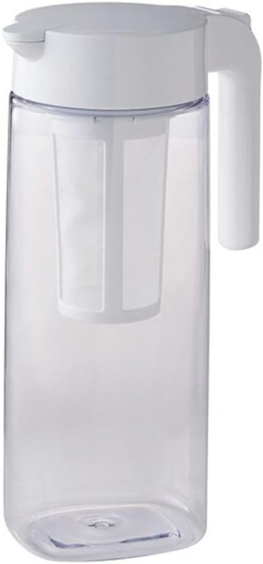 ニトリ(NITORI) たてよこ置けるワンプッシュ冷水筒 茶こし付き 8995221