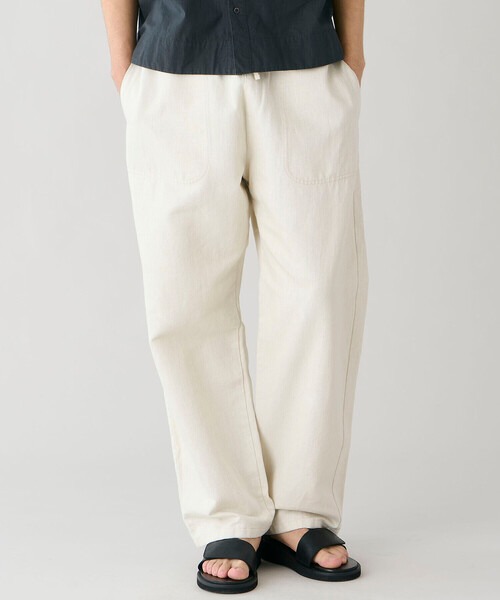 ダントン(DANTON) Men's Cotton Linen Twill Easy Pants