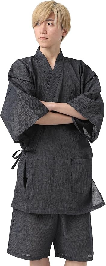 たゆたふ(TAYU-TAFU) 甚平 メンズ おしゃれ パジャマ 綿 麻
