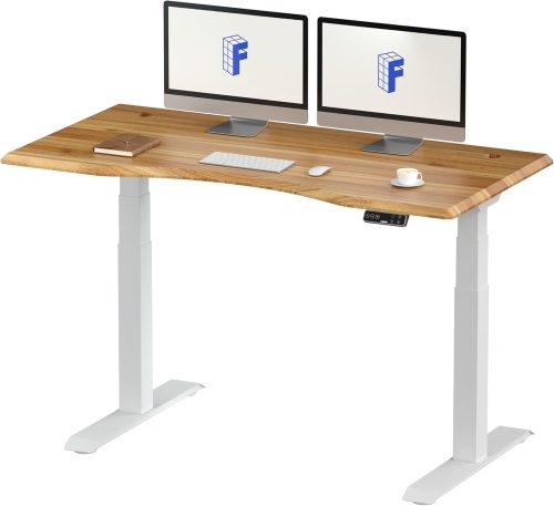 フレキシスポット(FLEXISPOT) 電動式昇降デスク E7セット 140×70cm カーブ