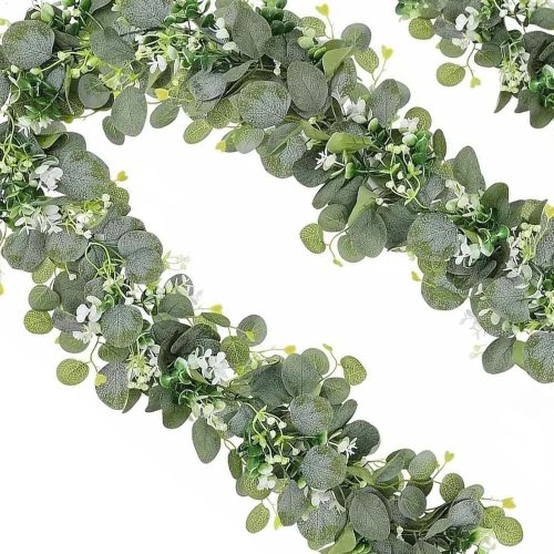 Yallmie フェイクグリーン アイビー 人工観葉植物 2本
