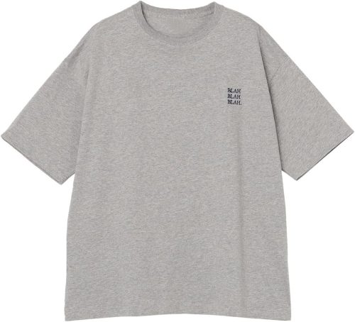 シップス(SHIPS) BLAH BLAH BLAH.ワンポイント 刺繍 ルーズ Tシャツ