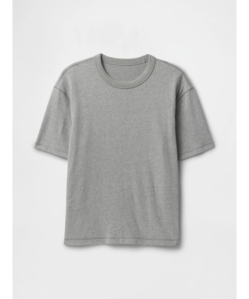 ギャップ(GAP) ヘビーウェイト クロップドTシャツ 半袖
