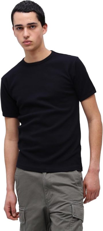 アヴィレックス(AVIREX) RIB SHORT SLEEVE CREW NECK T-SHIRT