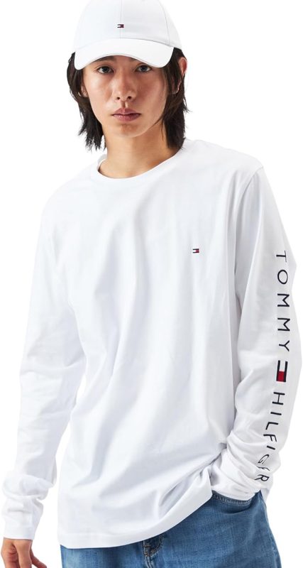 トミーヒルフィガー(TOMMY HILFIGER) ショルダーロゴロングスリーブTシャツ ロンT