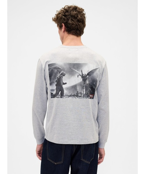 ギャップ(GAP) ゴジラ グラフィック GAPロゴ Tシャツ