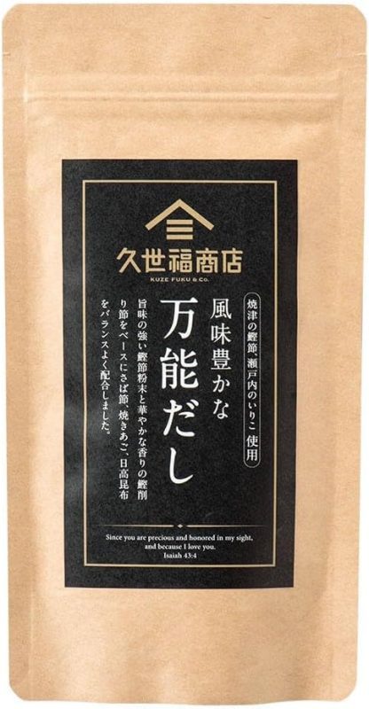 久世福商店 風味豊かな万能だし だしパック