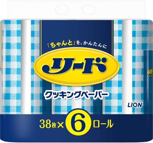 リード クッキングペーパーダブル3個パック 38枚×6ロール
