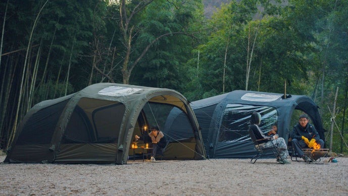 カジノ バカラ と はで設営完了！広さと開放感を楽しめるテカジノ バカラ と は「Springhill トンネルエアーテカジノ バカラ と は」