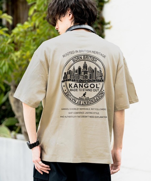 ロッキーモンロー(Rocky Monroe) KANGOL カンゴール 別注コラボ 接触冷感オーバーサイズバックプリント半袖Tシャツ