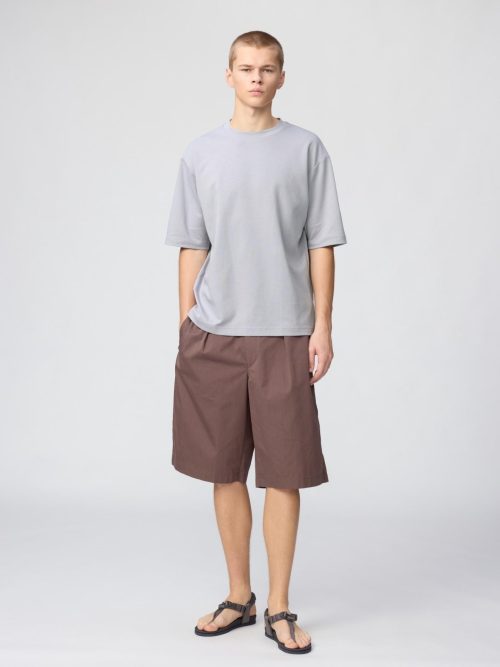 ユニクロ(UNIQLO) エアリズムコットンカジノ バカラ 絞りバーサイズTシャツ 5分袖