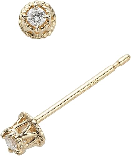 アガット(agete) K10ダイヤモンドピアス 0.02ct