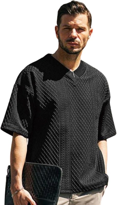 サムディフ(SOMEDIFF) リラックスVネックカットソー