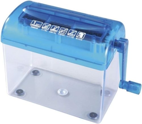 サンワサプライ(SANWA SUPPLY) 手軽に使える手動式の卓上ハンドシュレッダー PSD-12