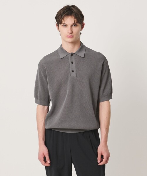 ユナイテッドアローズ(UNITED ARROWS) シャーリーカーン バーズアイ ニットポロシャツ