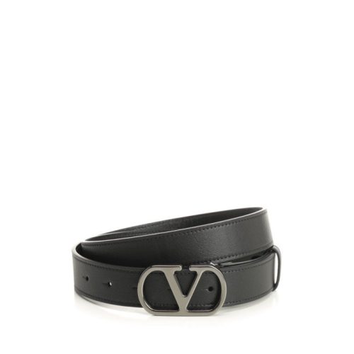 ヴァレンティノ ガラヴァーニ(VALENTINO GARAVANI) Vロゴ シグネチャー シャイニーカーフスキン ベルト