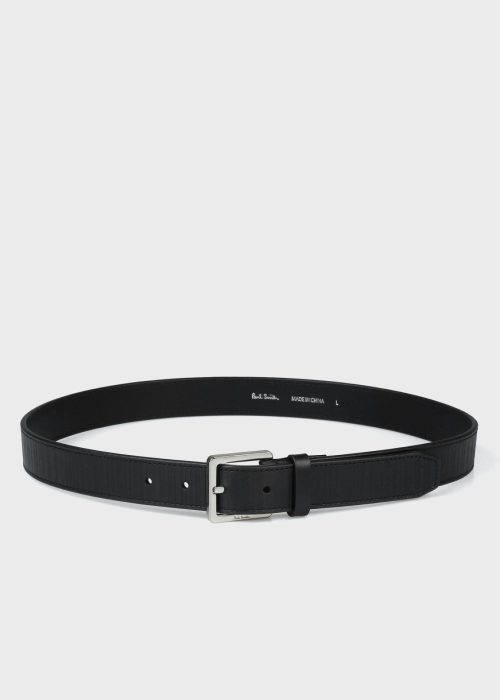 ポールスミス(Paul Smith) シャドーストライプ レザーベルト