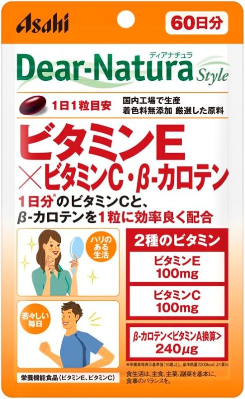 アサヒ(Asahi) ディアナチュラ ビタミンE×ビタミンC・β-カロテン